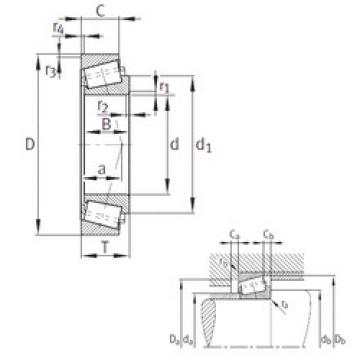 Bearing KH715341-H715311 FAG