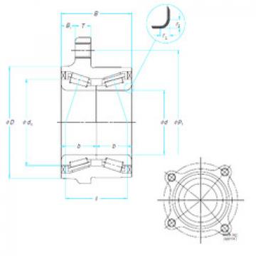 Bearing NTF50KWH01B NSK