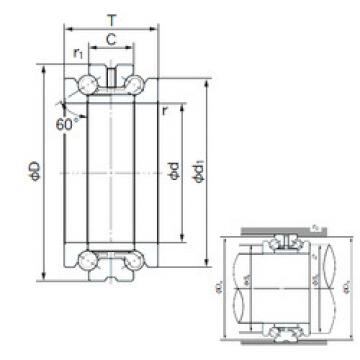 Bearing 65TAD20 NACHI