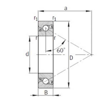 Bearing 7602015-2RS-TVP FAG