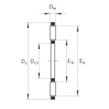 Bearing AXK1024 INA