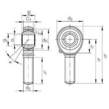 Bearing GAKFL 30 PB INA