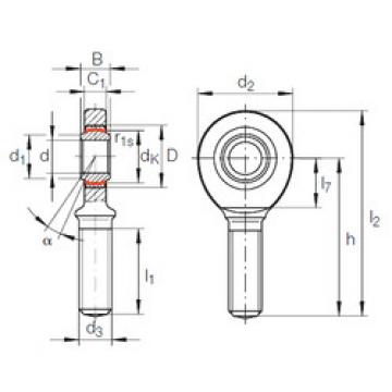 Bearing GAR 45 UK-2RS INA