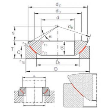 Bearing GE 260 AW INA