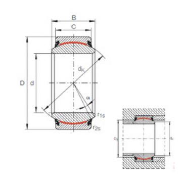 Bearing GE 100 UK-2RS INA