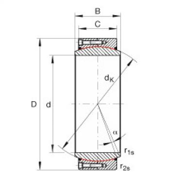 Bearing GE440-DW-2RS2 INA