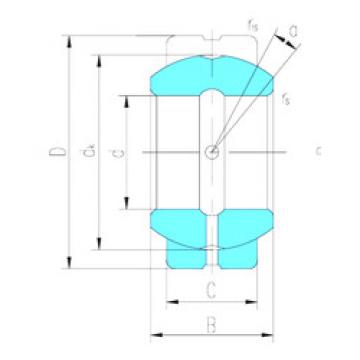 Bearing GEZ69ES-2RS LS