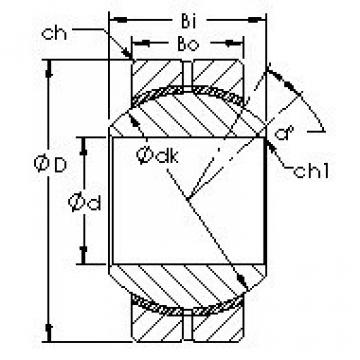 Bearing GEBK22S AST