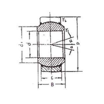 Bearing GEEM30ES-2RS FBJ