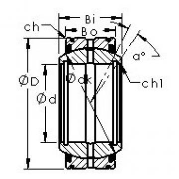 Bearing GEK25XS-2RS AST