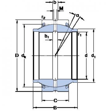 Bearing GEM 45 ES-2RS SKF