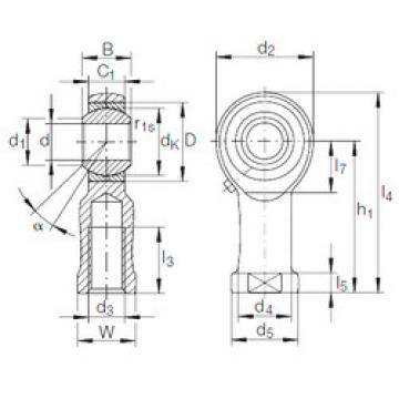 Bearing GIKL 14 PB INA