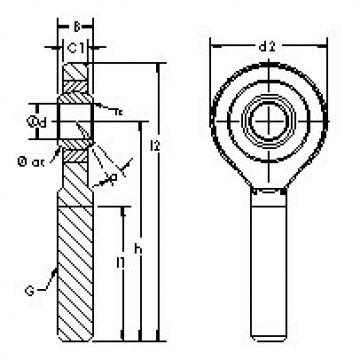 Bearing SA40ET-2RS AST