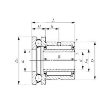 Bearing NAXI 4535 IKO