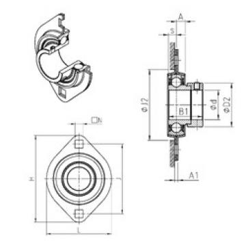 Bearing ESPFL201 SNR