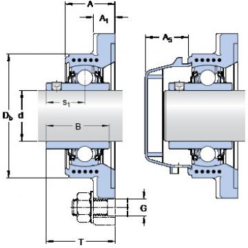 Bearing FYWK 1.3/16 YTA SKF