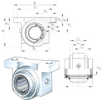 Bearing KGB12-PP-AS INA