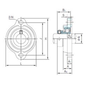 Bearing KHLFL206AJ NACHI