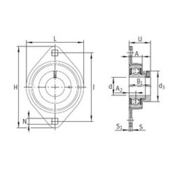 Bearing PCSLT20 INA