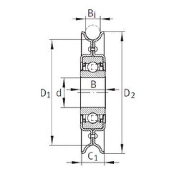 Bearing RSRD25-150-L0 INA