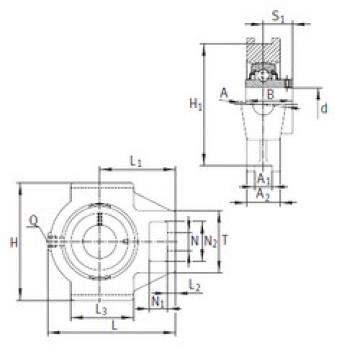 Bearing RTUEY25 INA