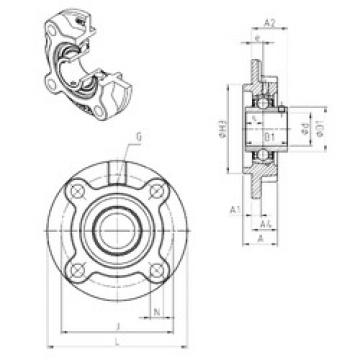 Bearing UCFC206 SNR