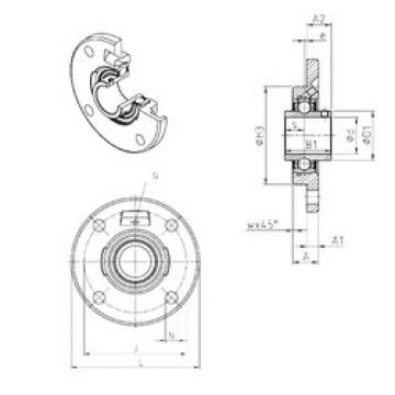 Bearing UCFCE201 SNR