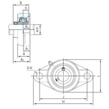 Bearing UCFL218 NACHI