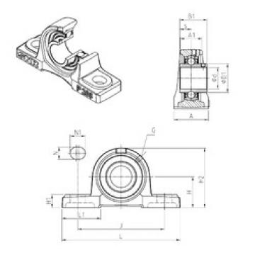 Bearing UCP211 SNR