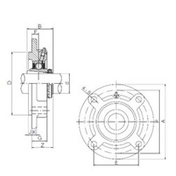 Bearing UKFC218 ISO