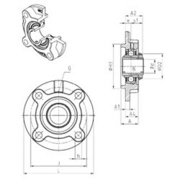 Bearing UKFC207H SNR