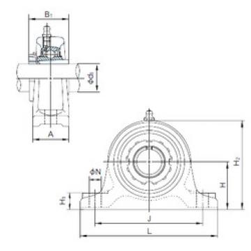 Bearing UKIP210+H2310 NACHI