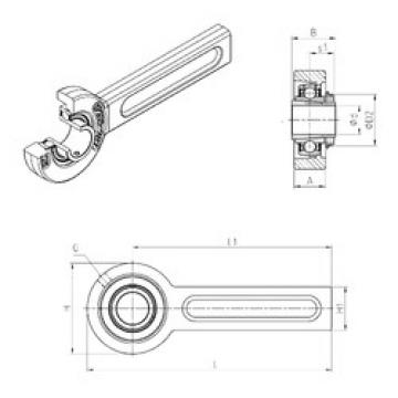 Bearing UKSP209H SNR