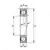 Bearing B7015-C-2RSD-T-P4S FAG