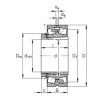 Bearing 23024-E1A-K-M + H3024 FAG