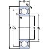 Bearing 628/6-2Z SKF