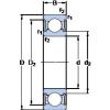 Bearing W 6001-2RZ SKF