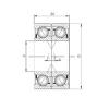 Bearing 71904 CDF ISO #1 small image