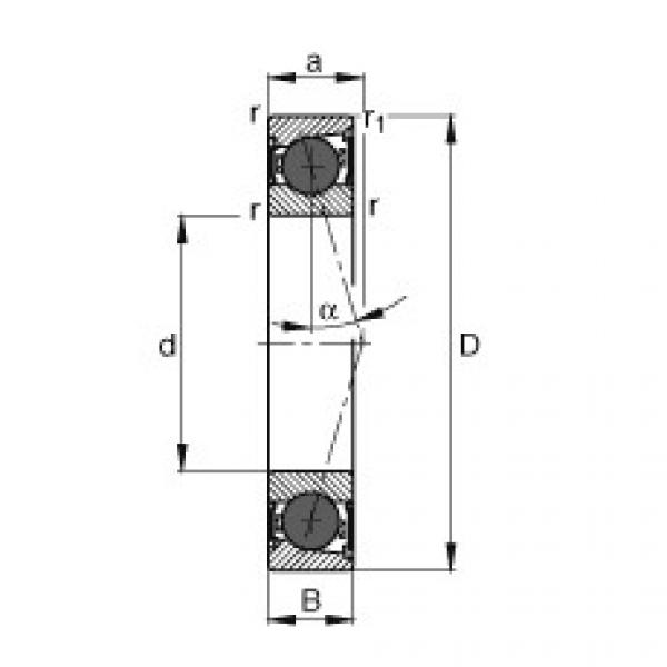 Bearing HCB7003-C-2RSD-T-P4S FAG #1 image