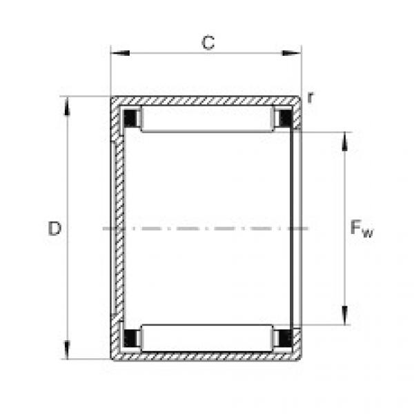 Bearing BCE1412 INA #1 image