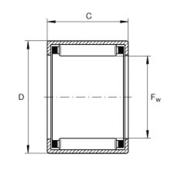 Bearing SCE107 INA #1 image