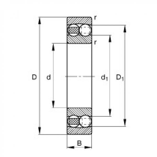 Bearing 1314-M FAG #1 image