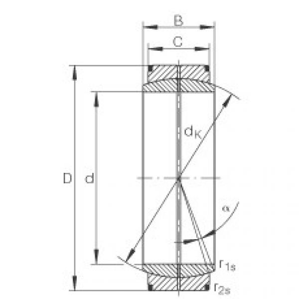 Bearing GE1000-DO INA #1 image