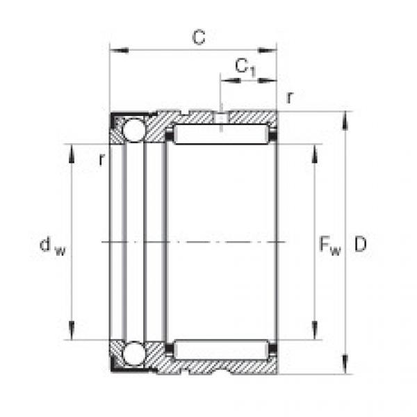 Bearing NX12-Z INA #1 image