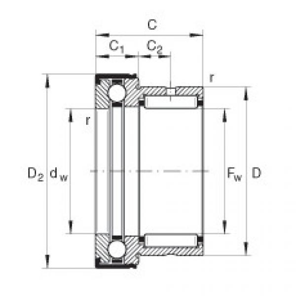 Bearing NKX12-Z INA #1 image