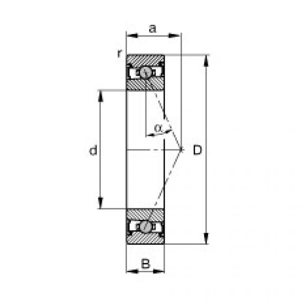 Bearing HCS7001-E-T-P4S FAG #1 image