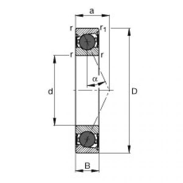 Bearing HCB7002-E-2RSD-T-P4S FAG #1 image