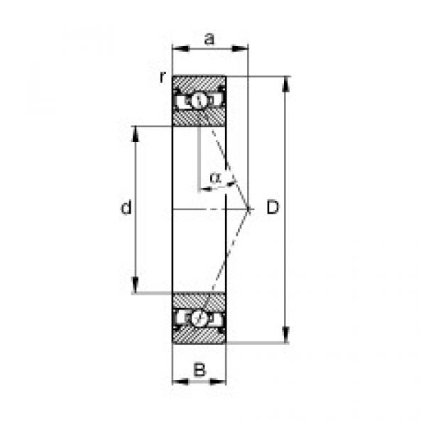 Bearing HSS7001-E-T-P4S FAG #1 image