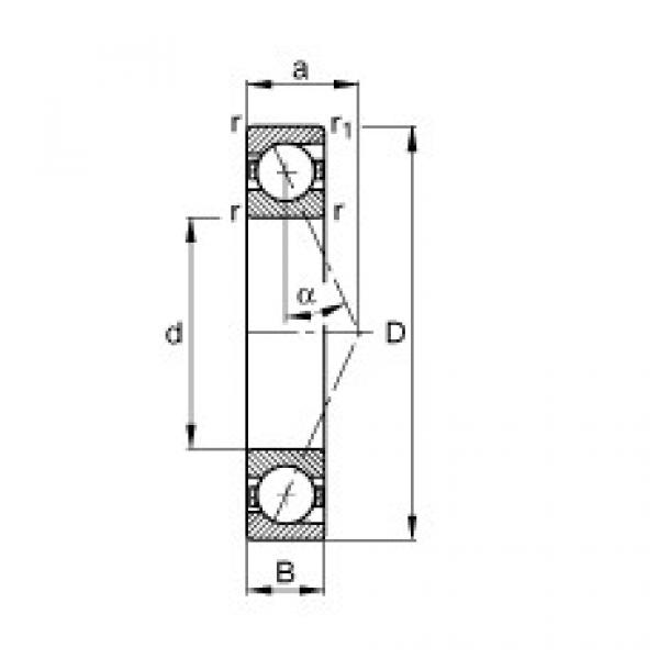 Bearing B7002-E-T-P4S FAG #1 image