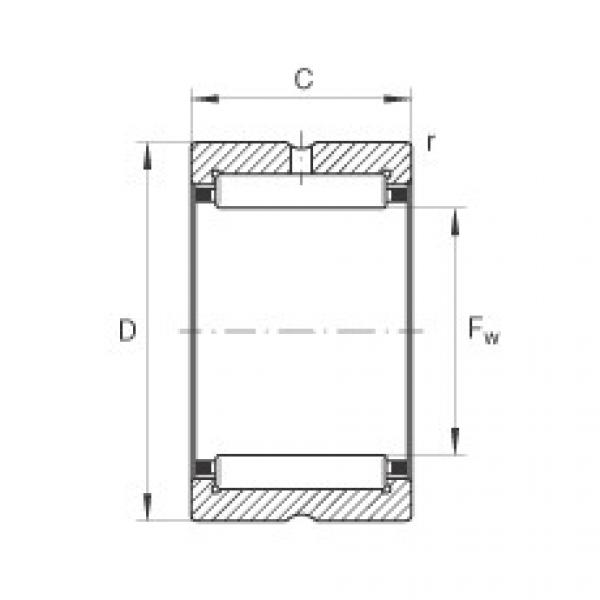 Bearing NK12/12 INA #1 image